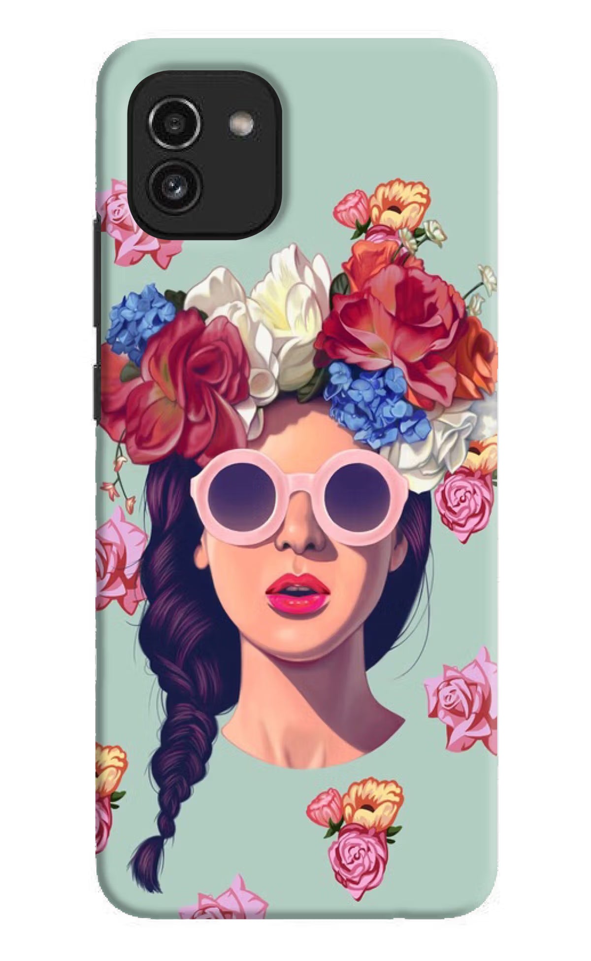Pretty Girl Samsung A03 Hard Case Back Cover by Casekaro