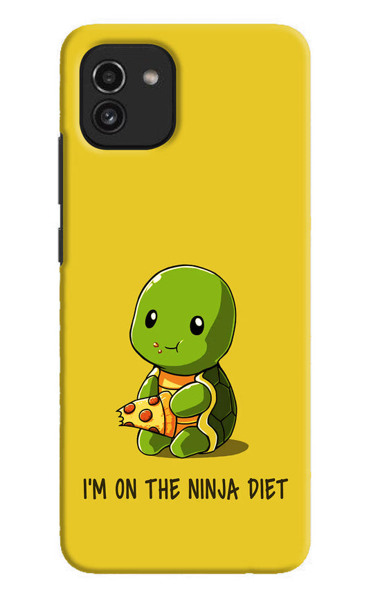 I'm on Ninja Diet Samsung A03 Hard Case Back Cover by Casekaro