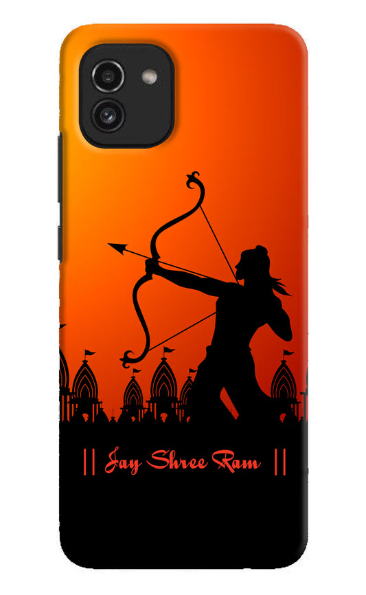 Lord Ram - 4 Samsung A03 Hard Case Back Cover by Casekaro