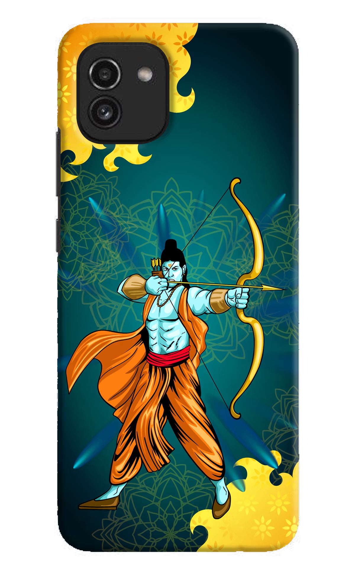 Lord Ram - 6 Samsung A03 Hard Case Back Cover by Casekaro