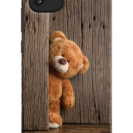 Teddy Wooden Samsung A03 Hard Case Back Cover by Casekaro