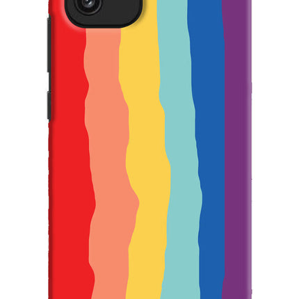 Rainbow Samsung A03 Hard Case Back Cover by Casekaro