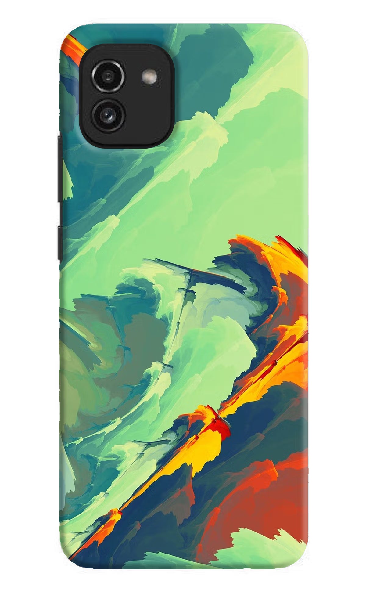 Paint Art Samsung A03 Hard Case Back Cover by Casekaro