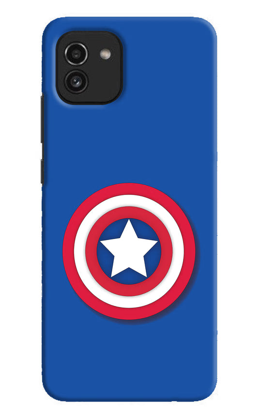 Shield Samsung A03 Hard Case Back Cover by Casekaro