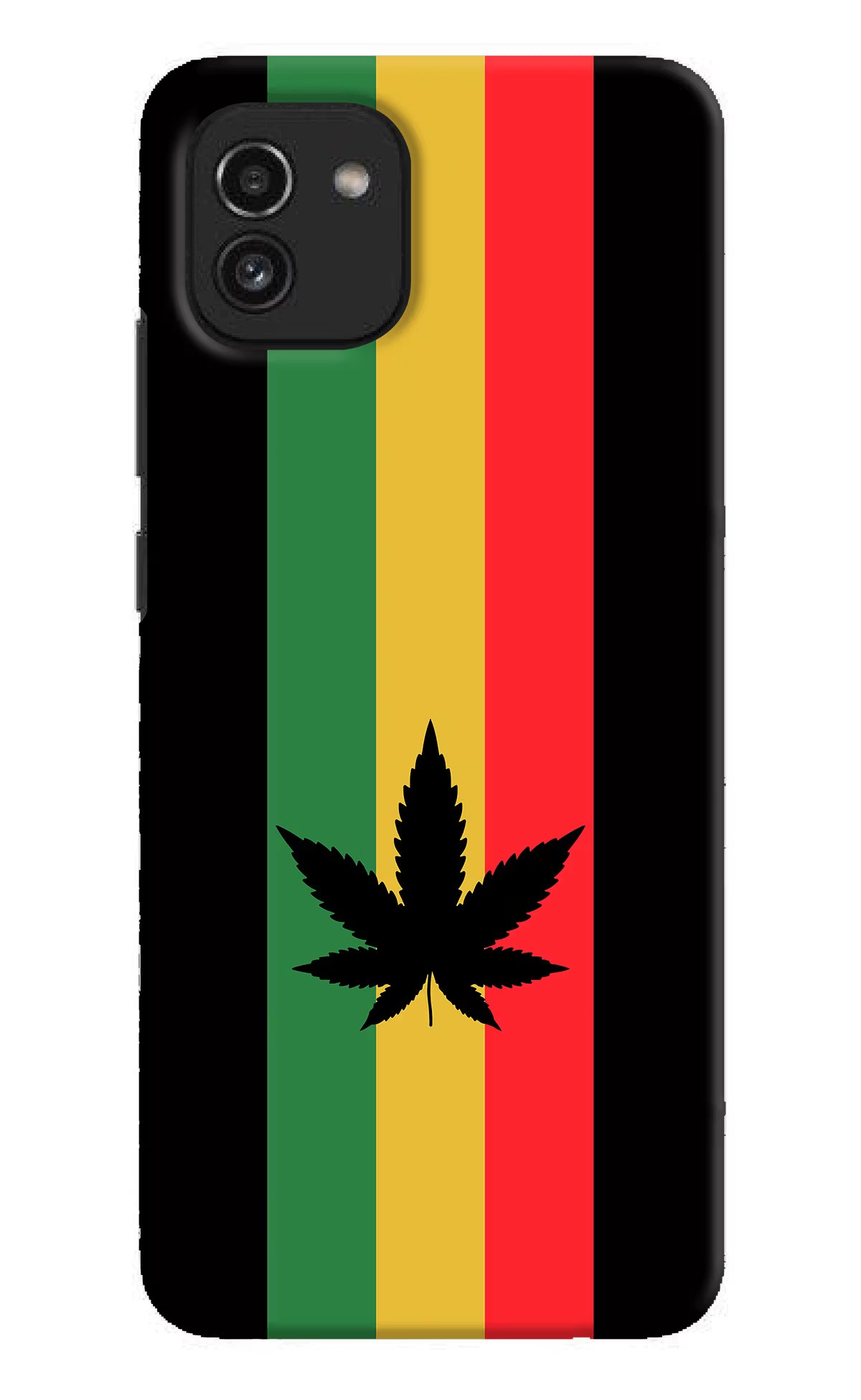 Weed Flag Samsung A03 Hard Case Back Cover by Casekaro