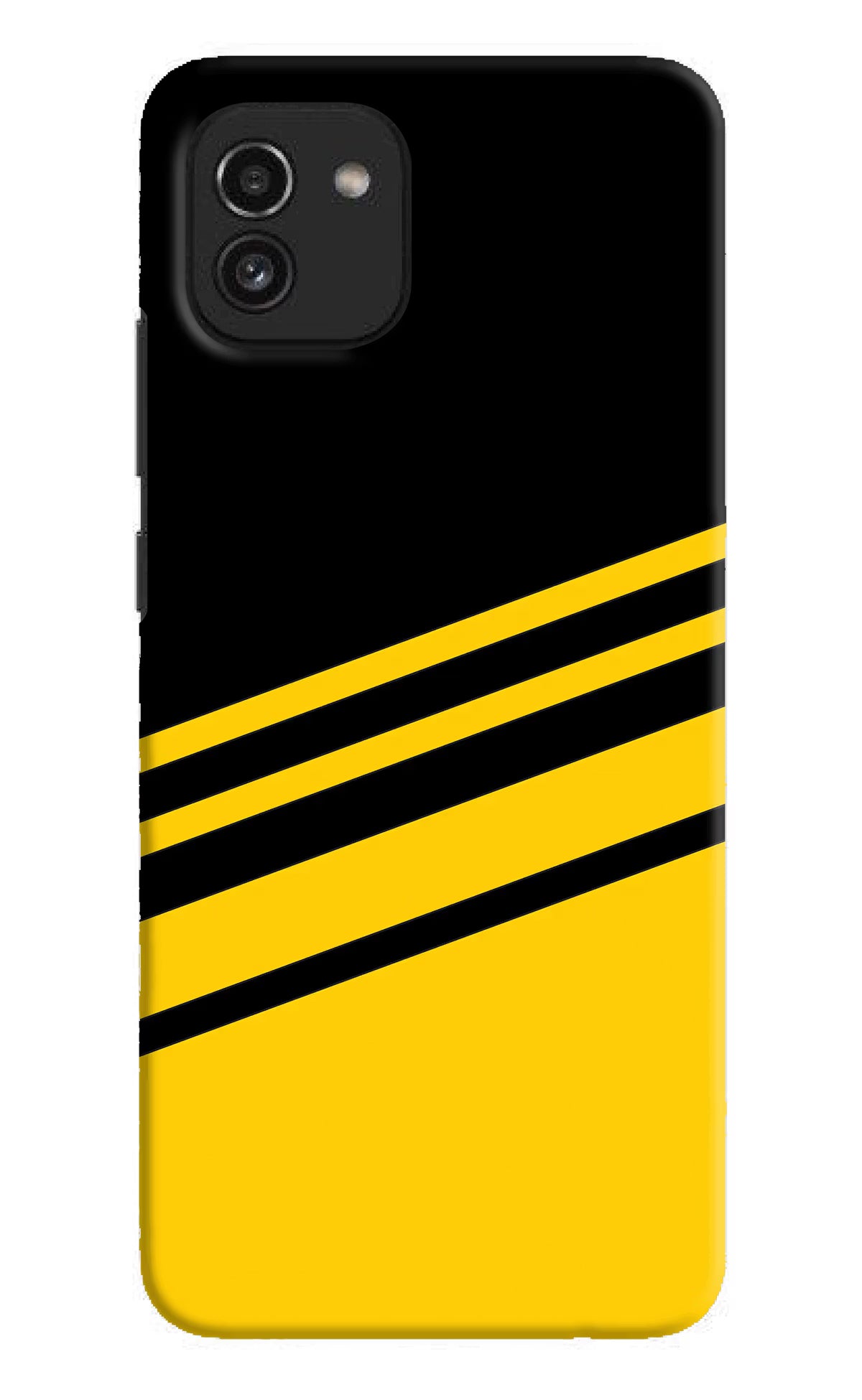 Yellow Shades Samsung A03 Hard Case Back Cover by Casekaro