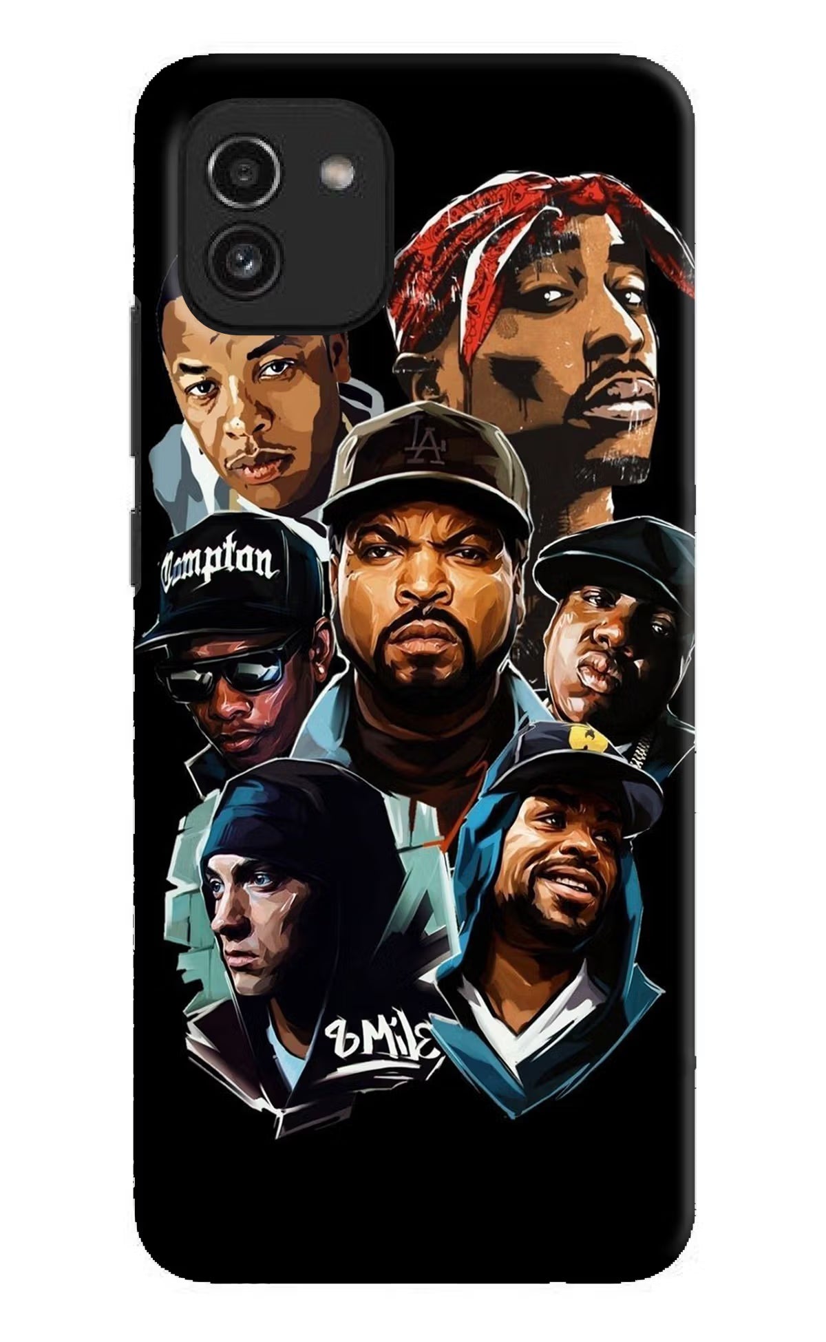 Rappers Samsung A03 Hard Case Back Cover by Casekaro