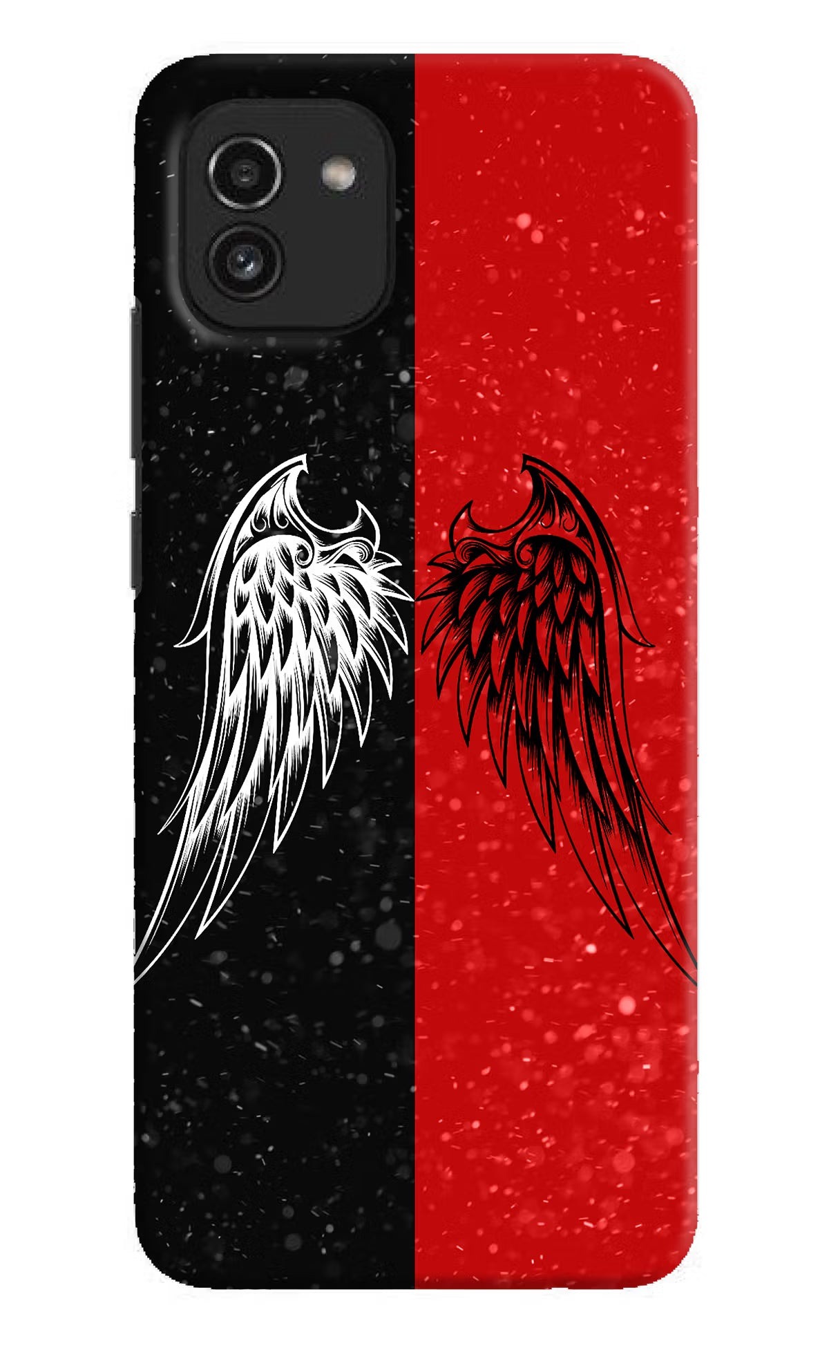 Wings Samsung A03 Hard Case Back Cover by Casekaro