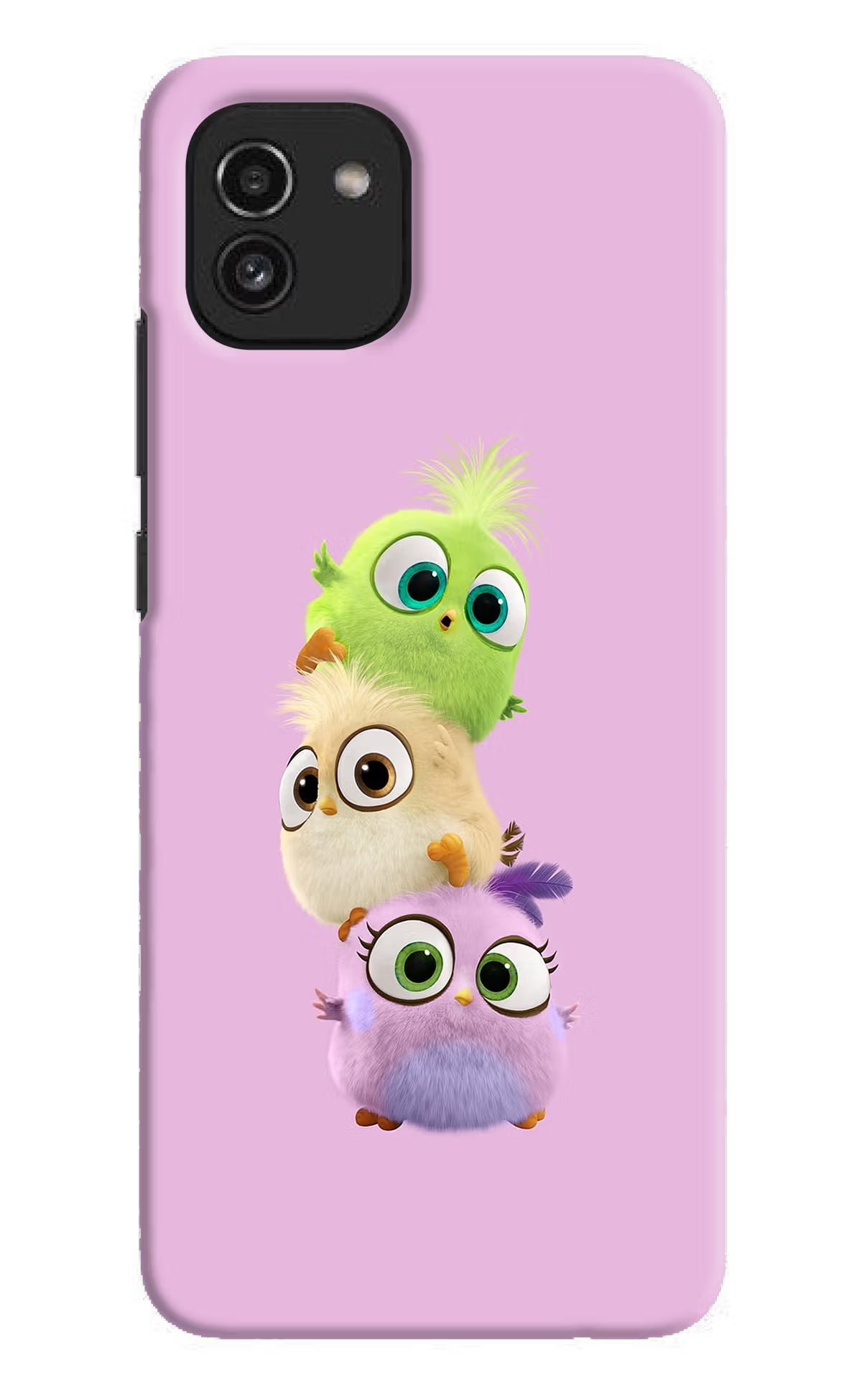 Cute Little Birds Samsung A03 Hard Case Back Cover by Casekaro