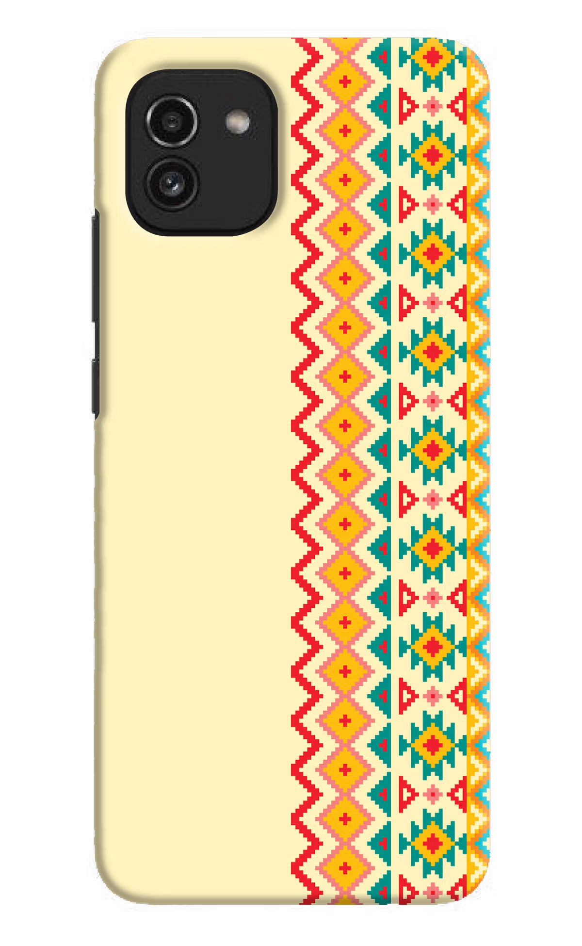 Ethnic Seamless Samsung A03 Hard Case Back Cover by Casekaro