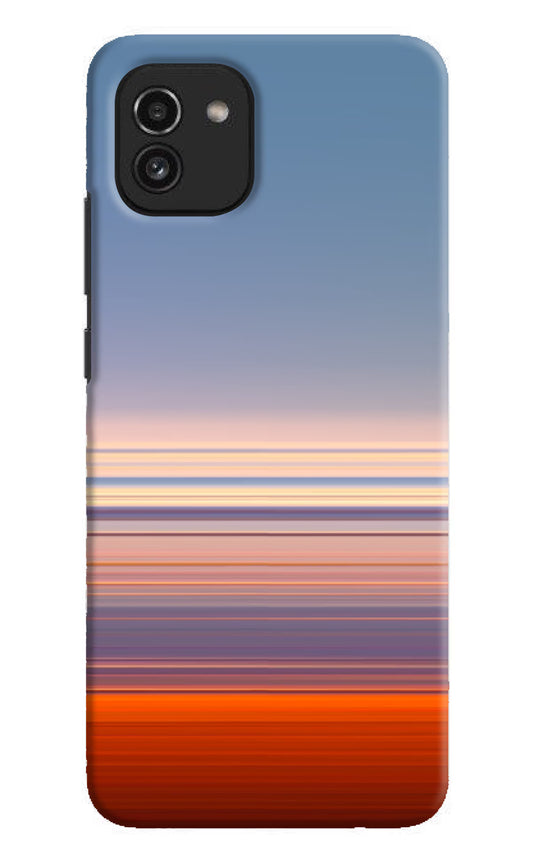 Morning Colors Samsung A03 Hard Case Back Cover by Casekaro
