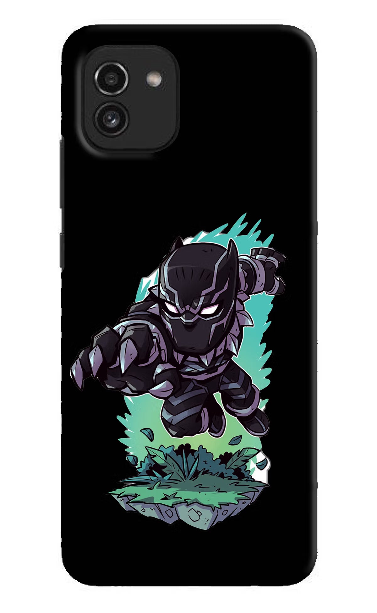 Black Panther Samsung A03 Hard Case Back Cover by Casekaro