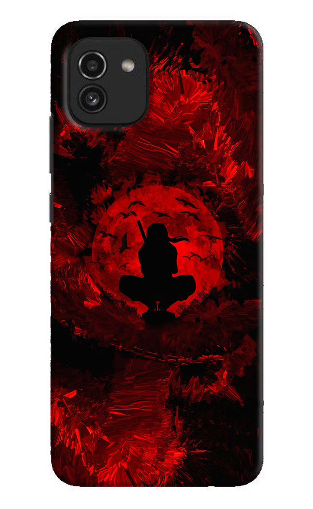 Itachi Uchiha Samsung A03 Hard Case Back Cover by Casekaro