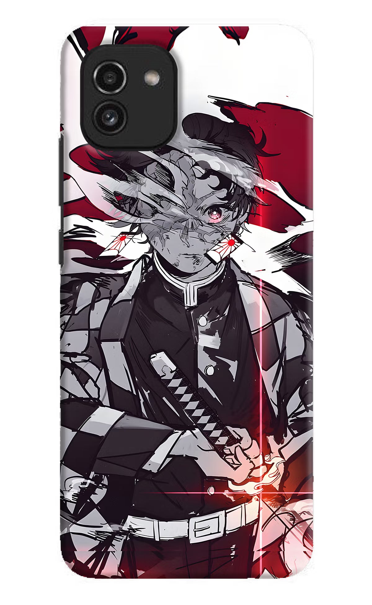 Demon Slayer Samsung A03 Hard Case Back Cover by Casekaro
