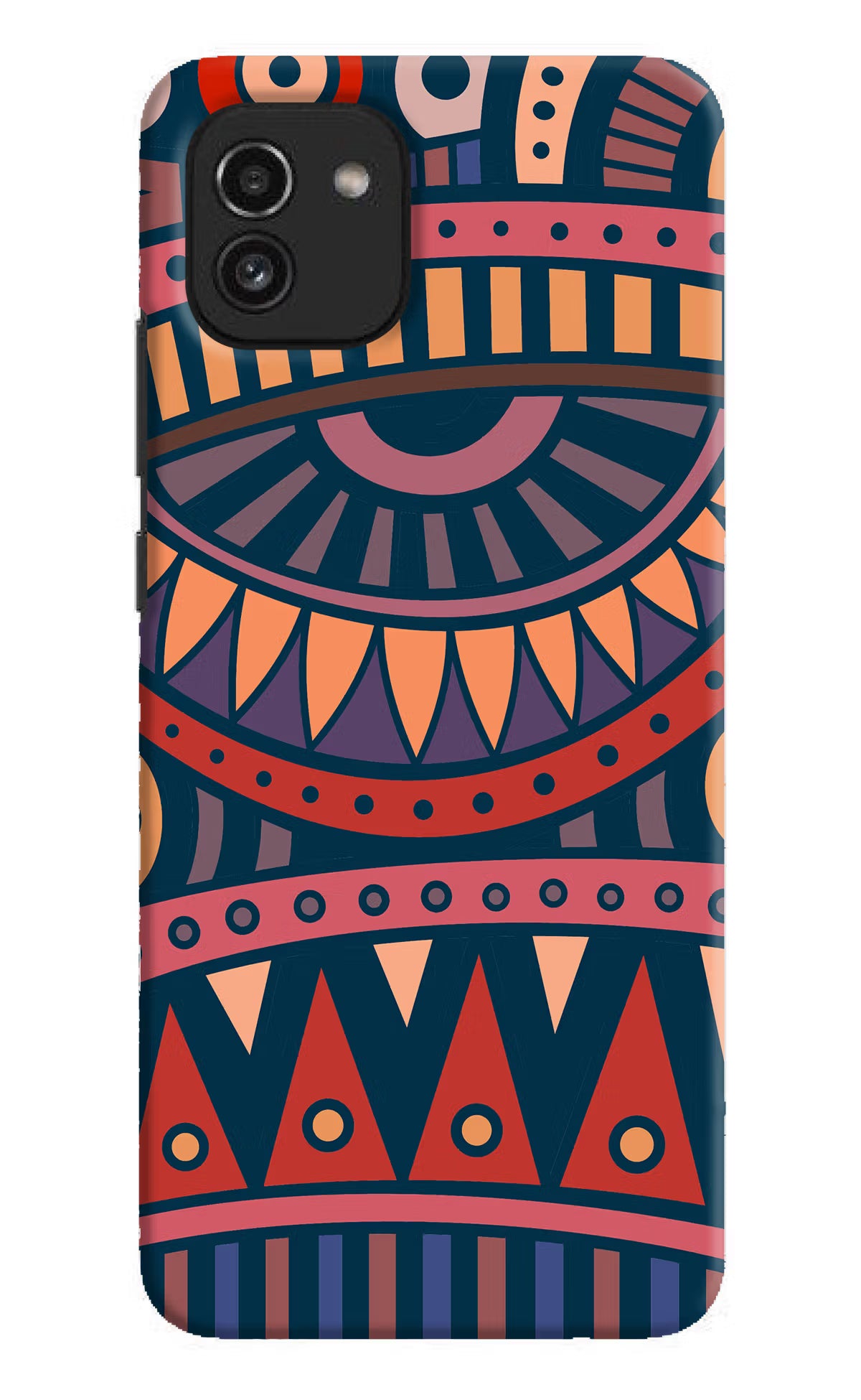 African Culture Design Samsung A03 Hard Case Back Cover by Casekaro