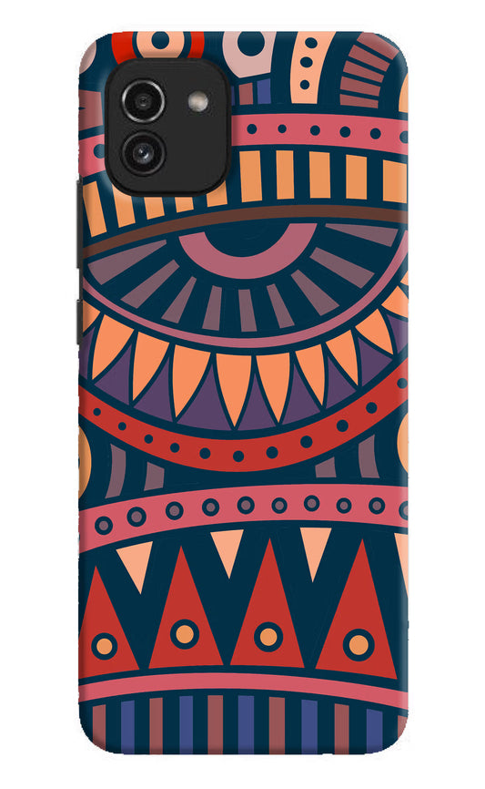 African Culture Design Samsung A03 Hard Case Back Cover by Casekaro