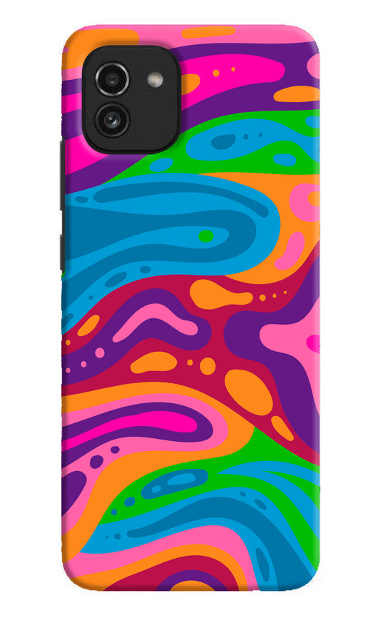 Trippy Pattern Samsung A03 Hard Case Back Cover by Casekaro
