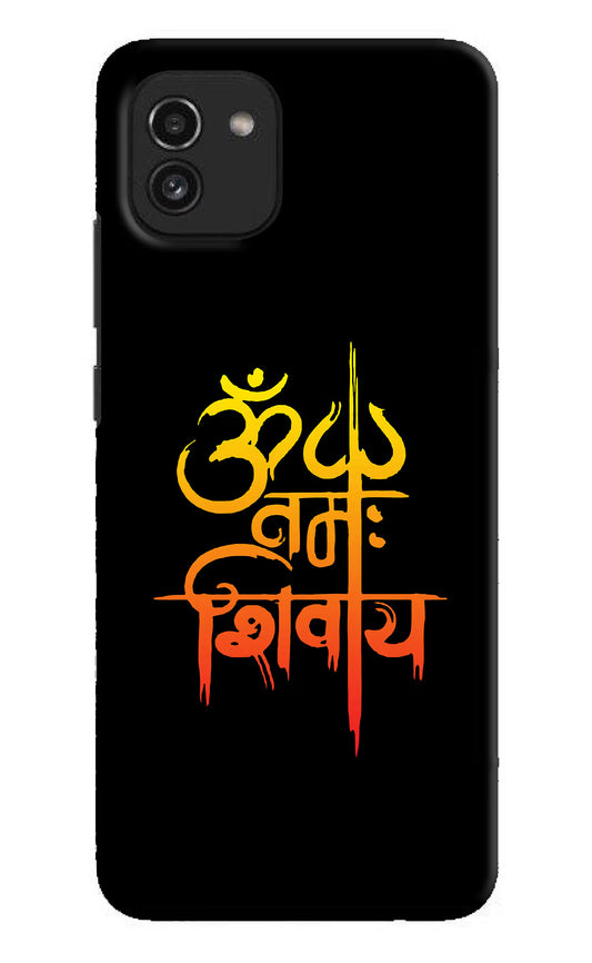 Om Namah Shivay Samsung A03 Hard Case Back Cover by Casekaro