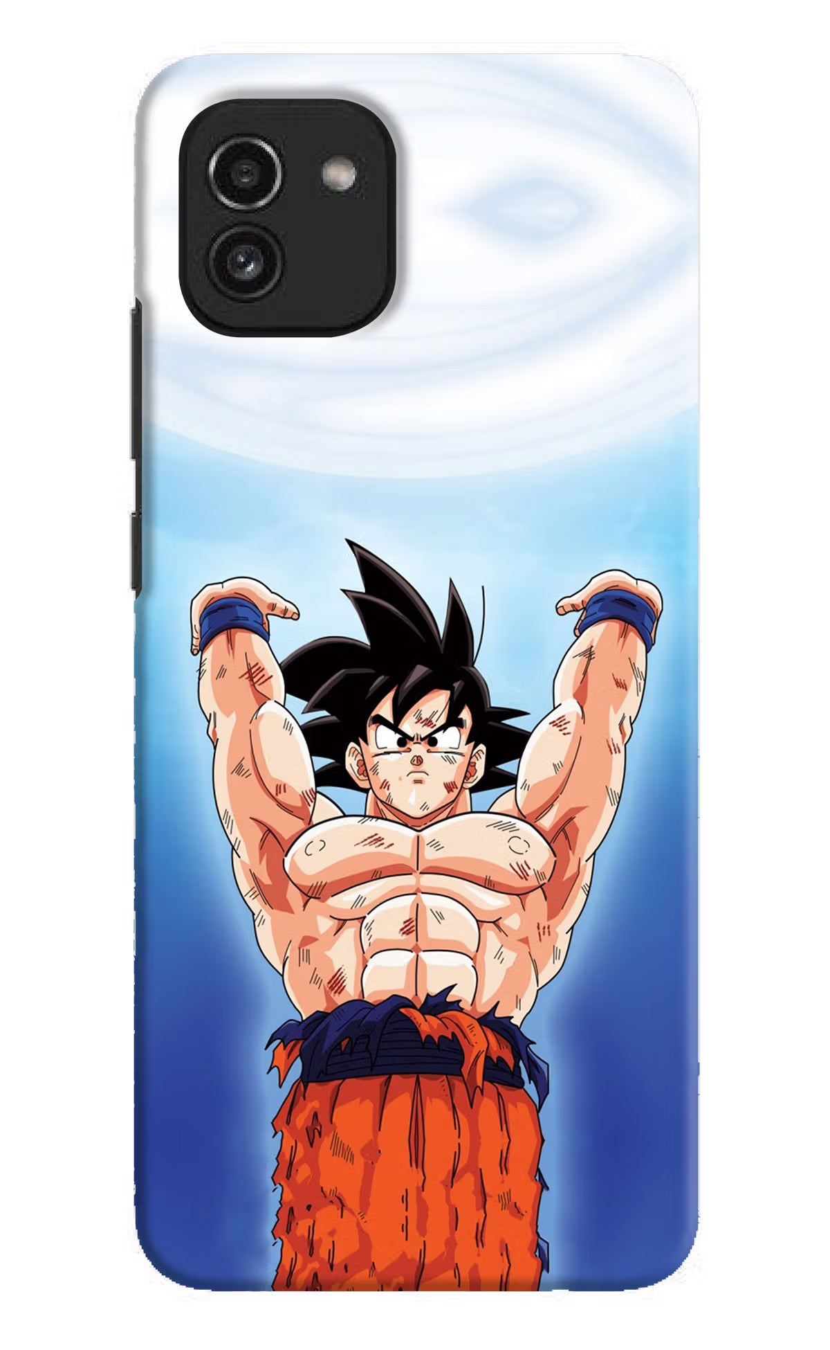 Goku Power Samsung A03 Hard Case Back Cover by Casekaro