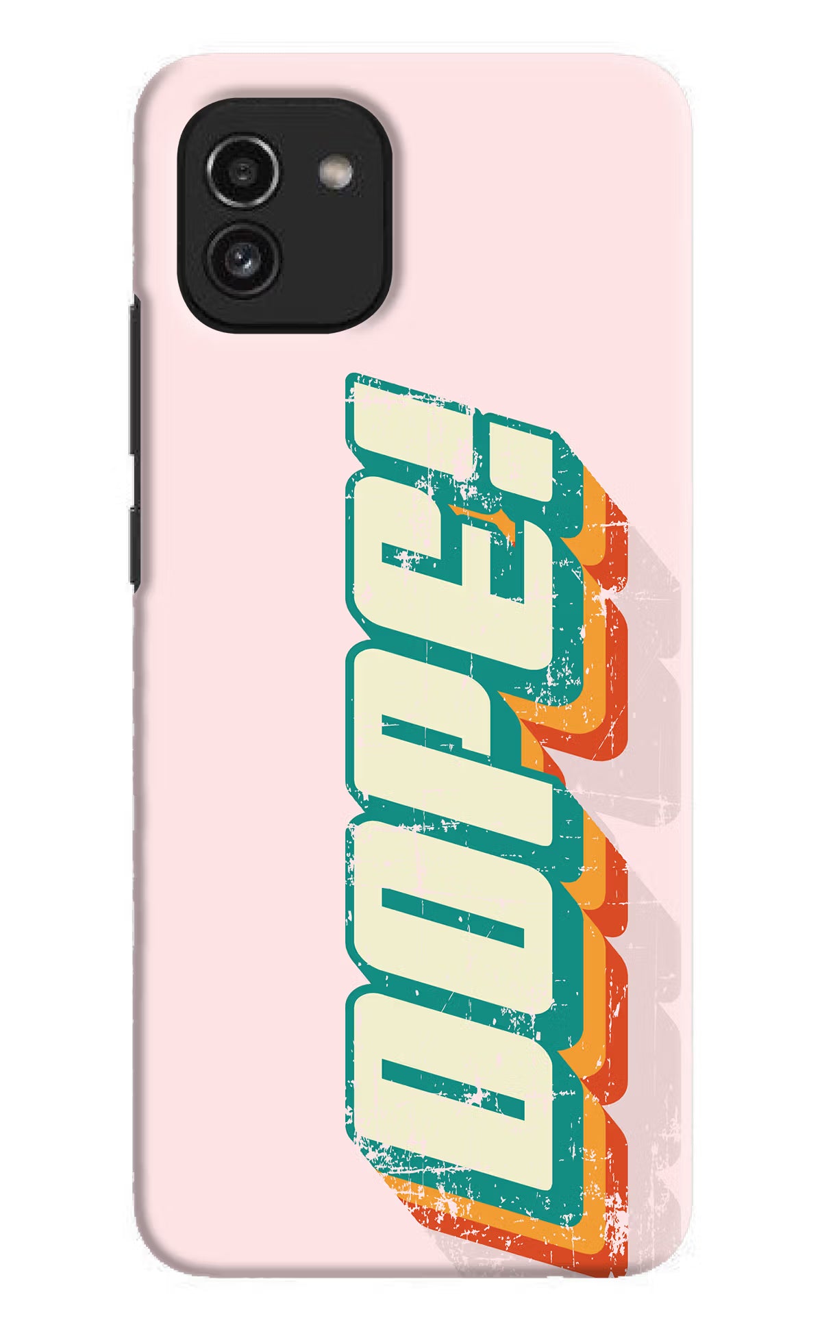 Dope Samsung A03 Hard Case Back Cover by Casekaro