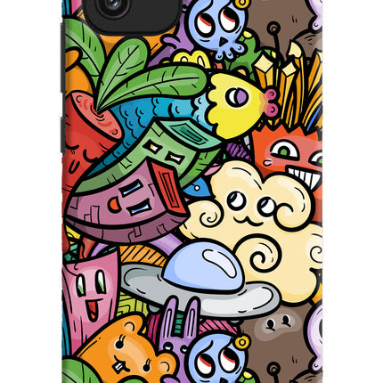 Veggie Doodle Samsung A03 Hard Case Back Cover by Casekaro
