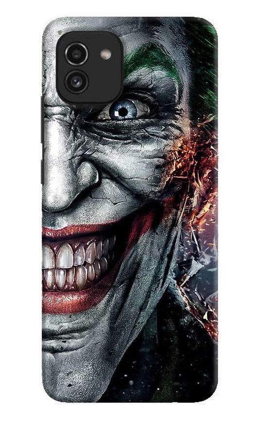 Joker Cam Samsung A03 Hard Case Back Cover by Casekaro