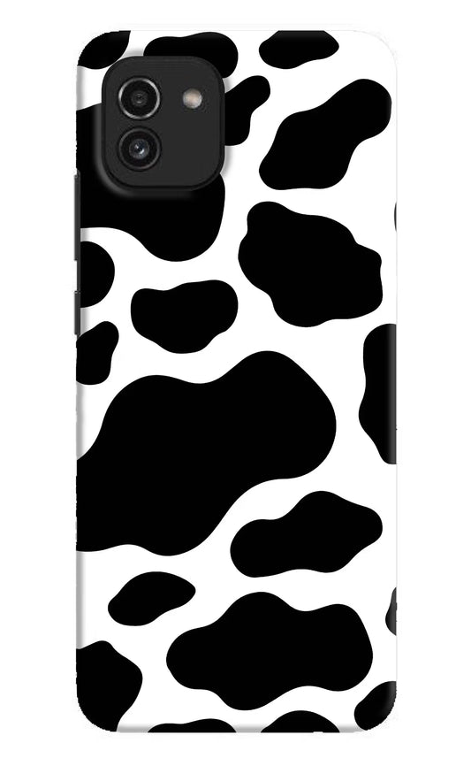 Cow Spots Samsung A03 Hard Case Back Cover by Casekaro
