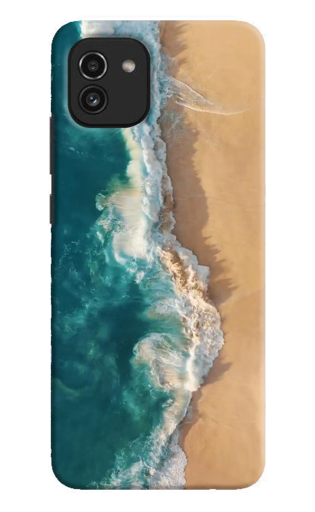 Ocean Beach Samsung A03 Hard Case Back Cover by Casekaro