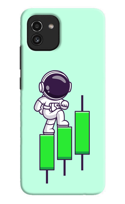 Astronaut Trader Samsung A03 Back Cover