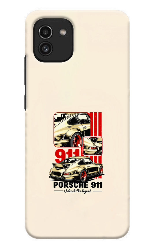 Classic Porsche 911 Samsung A03 Back Cover