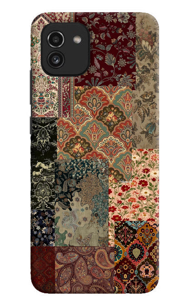 Desi Print Samsung A03 Hard Case Back Cover by Casekaro