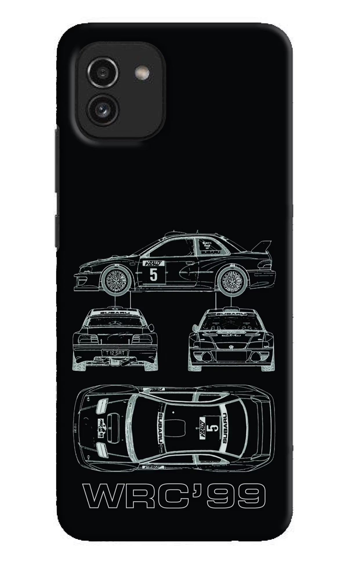 WRC'99 Samsung A03 Hard Case Back Cover by Casekaro