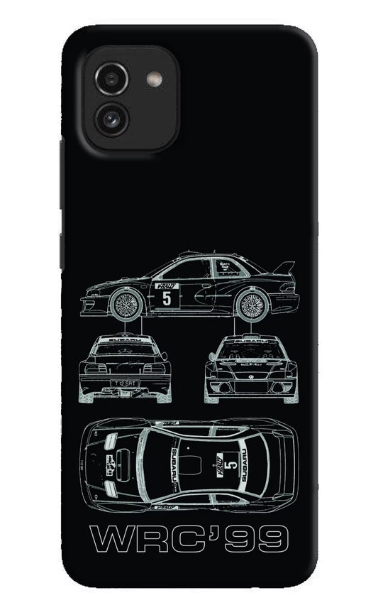 WRC'99 Samsung A03 Hard Case Back Cover by Casekaro