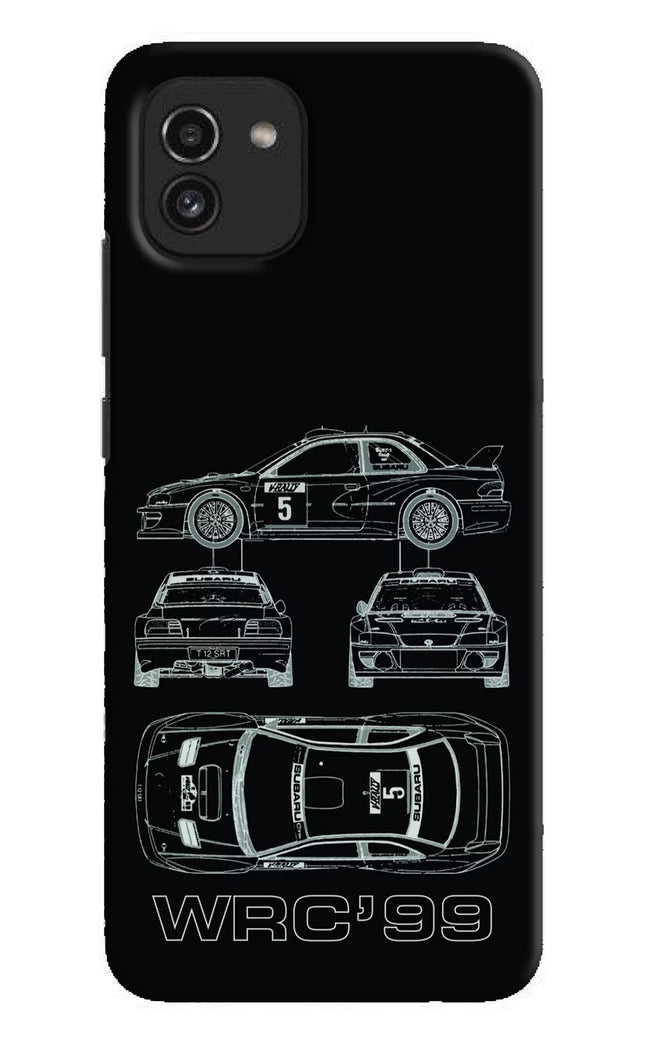 WRC'99 Samsung A03 Hard Case Back Cover by Casekaro