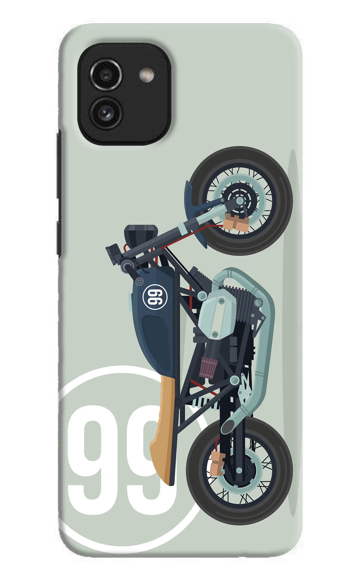 Classic Cafe Racer 99 Samsung A03 Hard Case Back Cover by Casekaro