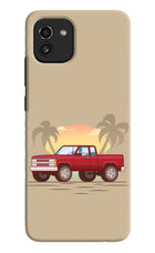 Desert Classic Drive Samsung A03 Hard Case Back Cover by Casekaro
