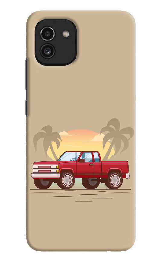 Desert Classic Drive Samsung A03 Hard Case Back Cover by Casekaro