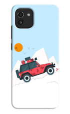 Mountain Trail Beast Samsung A03 Hard Case Back Cover by Casekaro