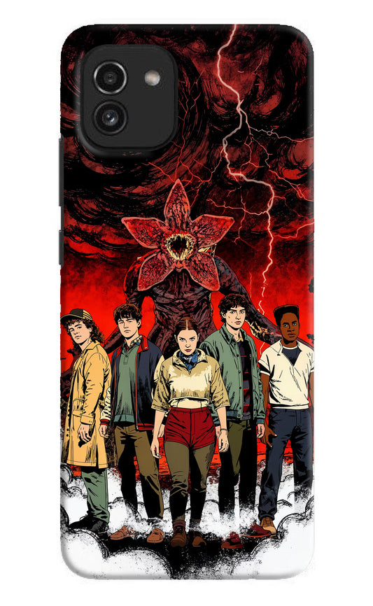 Ordinary Things Characters Samsung A03 Hard Case Back Cover by Casekaro