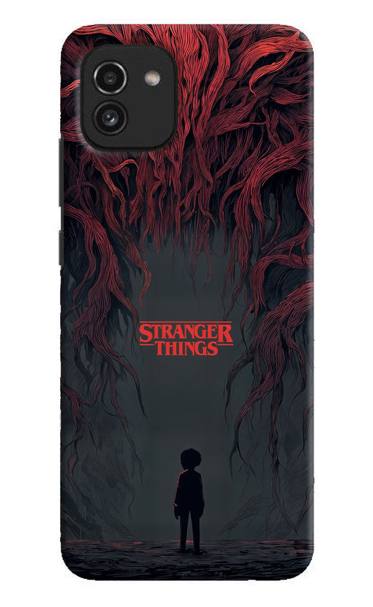 Ordinary Things Dark Side Samsung A03 Hard Case Back Cover by Casekaro