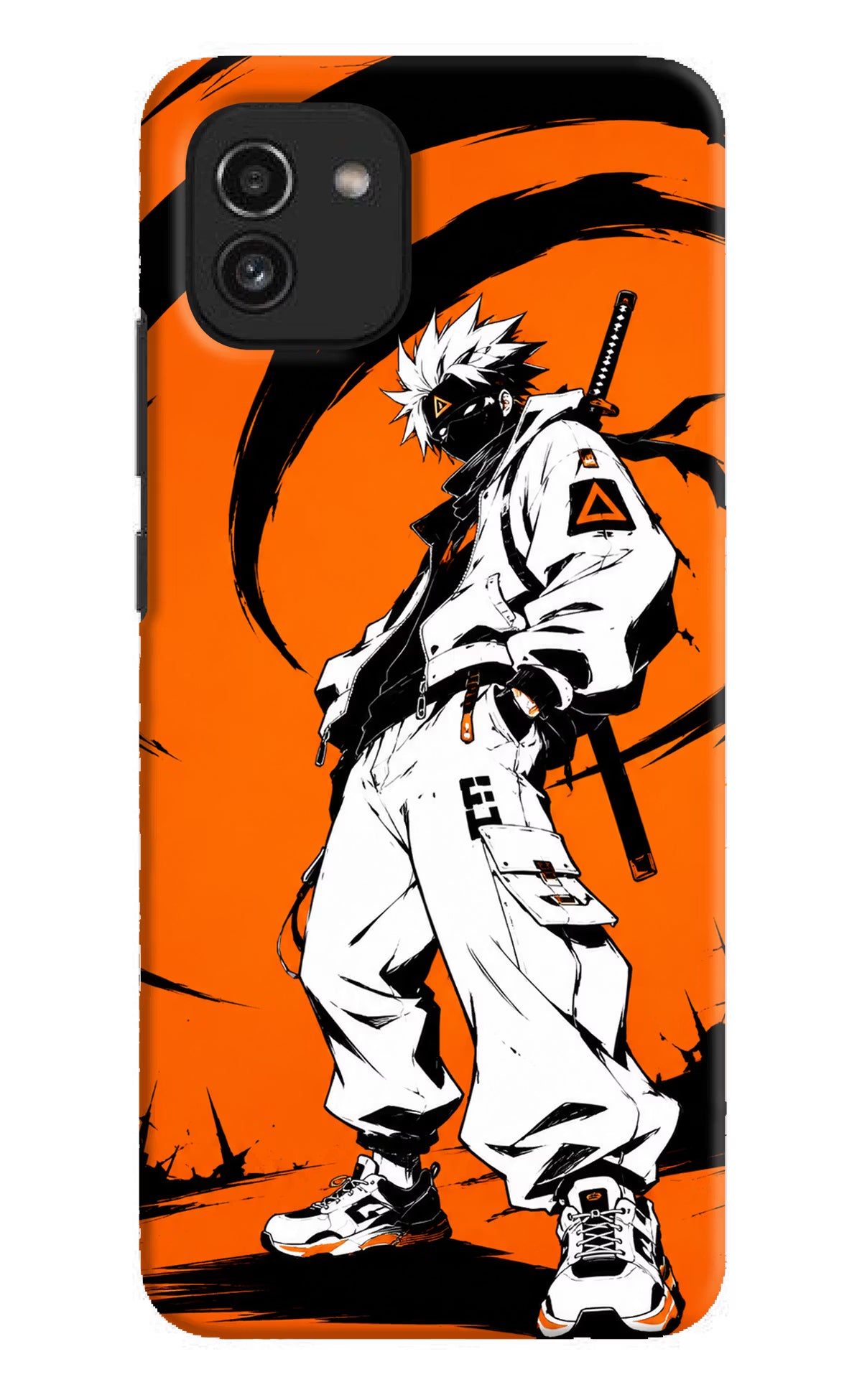 Street Samurai  Samsung A03 Hard Case Back Cover by Casekaro