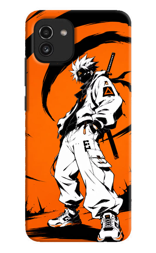 Street Samurai  Samsung A03 Hard Case Back Cover by Casekaro