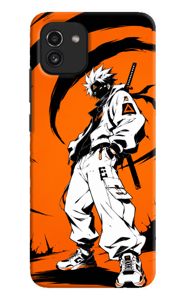 Street Samurai  Samsung A03 Hard Case Back Cover by Casekaro