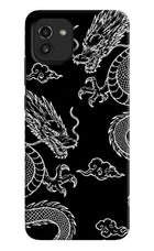 Twin Dragons Samsung A03 Hard Case Back Cover by Casekaro