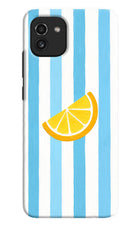 Summer Lemon Samsung A03 Hard Case Back Cover by Casekaro