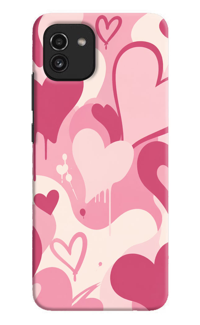Hearty case Samsung A03 Hard Case Back Cover by Casekaro