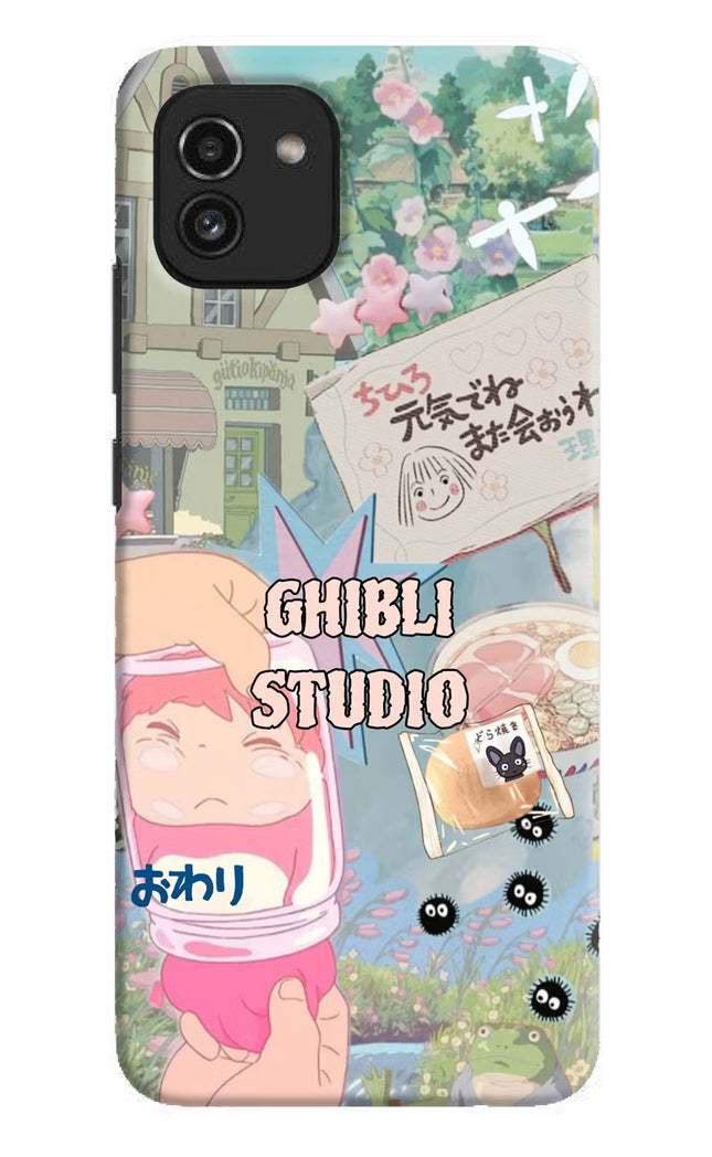 Studio Ghibli Samsung A03 Hard Case Back Cover by Casekaro