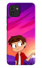 Marco Sunset Samsung A03 Hard Case Back Cover by Casekaro