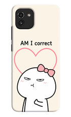 Always Right Samsung A03 Hard Case Back Cover by Casekaro