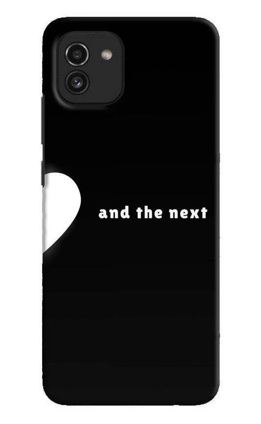 Next World Samsung A03 Hard Case Back Cover by Casekaro